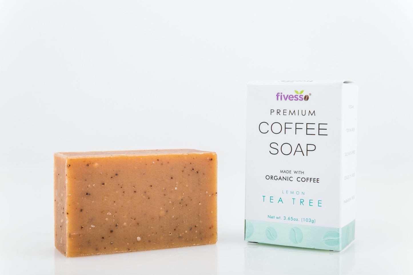 Lemon Tea Tree - Premium Coffee Soap Bar